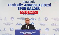 İBB Bakırköy Yeşilköy Anadolu Lisesi’ne Spor Salonu Açtı