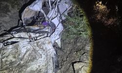 Çankırı Bayramören'de uçuruma yuvarlanan otomobilde 4 ölü