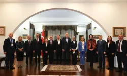 TBMM Başkanı Kurtulmuş, Türkiye'nin Bişkek Büyükelçiliğini ziyaret etti