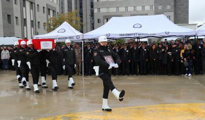 Şehit polis Akalan’a veda