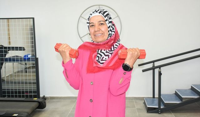 Malatya’da diyet ve egzersizle 5 ayda 21 kilo verdi