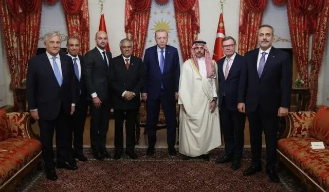 Erdoğan, Türkiye’ye gelen dışişleri bakanlarını kabul etti