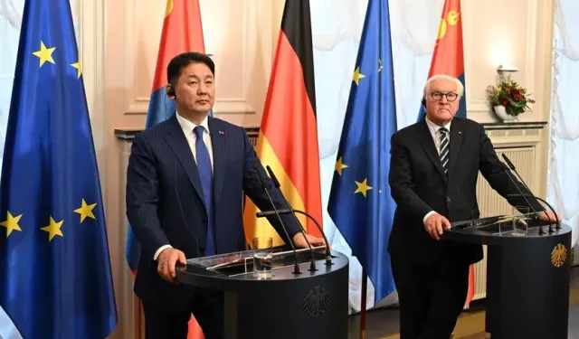 Almanya ve Moğolistan liderleri Berlin’de stratejik ilişkileri görüştü