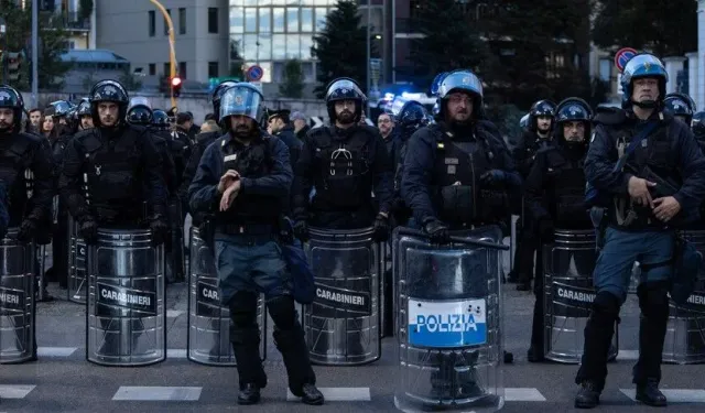 Roma’da protestocular ile güvenlik güçleri karşı karşıya geldi!