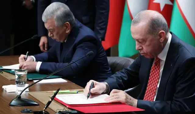 Türkiye ile Özbekistan arasında 5 anlaşma imzalandı