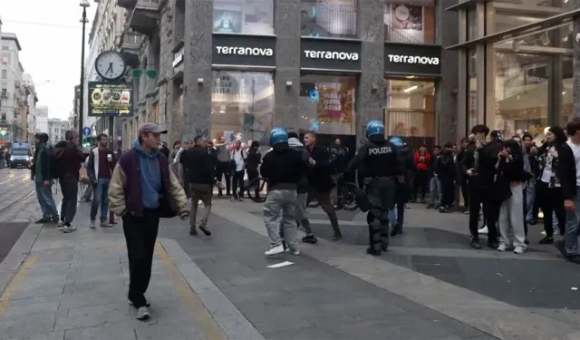 Milano'daki şiddet olaylarında 160 kişi gözaltına alındı
