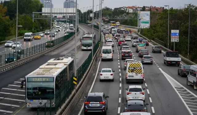 İstanbul'da trafik yoğunluğu yüzde 83'e ulaştı