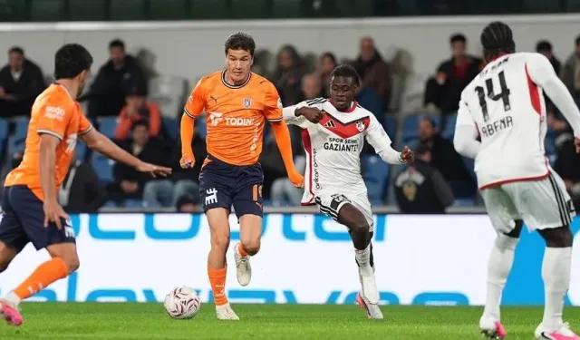 Süper Lig'de Başakşehir, Gaziantep FK'yı mağlup etti