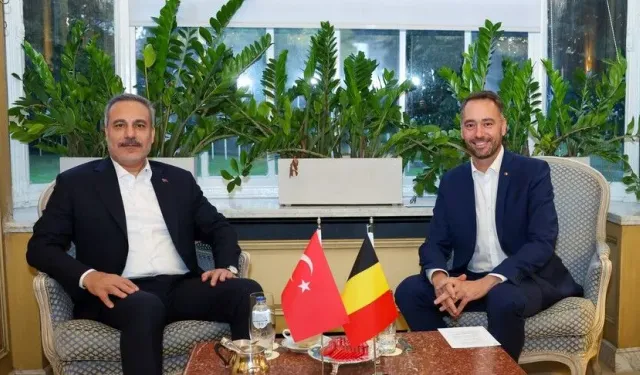 Dışişleri Bakanı Fidan, Belçikalı mevkidaşı Prevot ile Brüksel'de görüştü