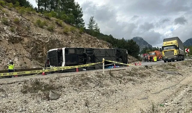 Burdur’da otobüs kazası!