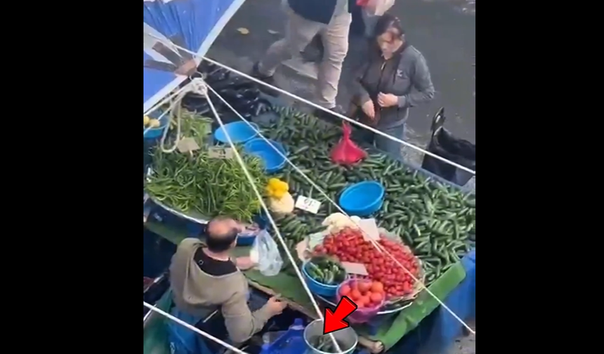 Pazarcının hilesi sosyal medyayı ayağa kaldırdı