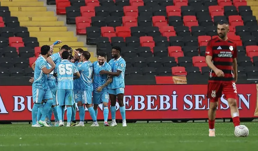 Erzurumspor FK, deplasmanda Gaziantep FK'yi 3-1 mağlup etti