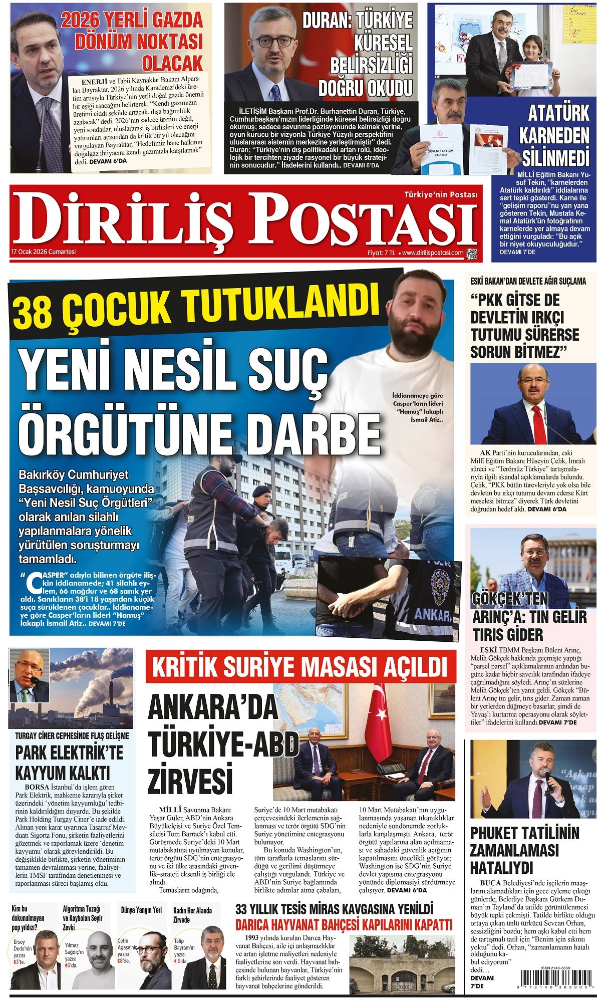 Diriliş Postası 17 Ocak 2026 1