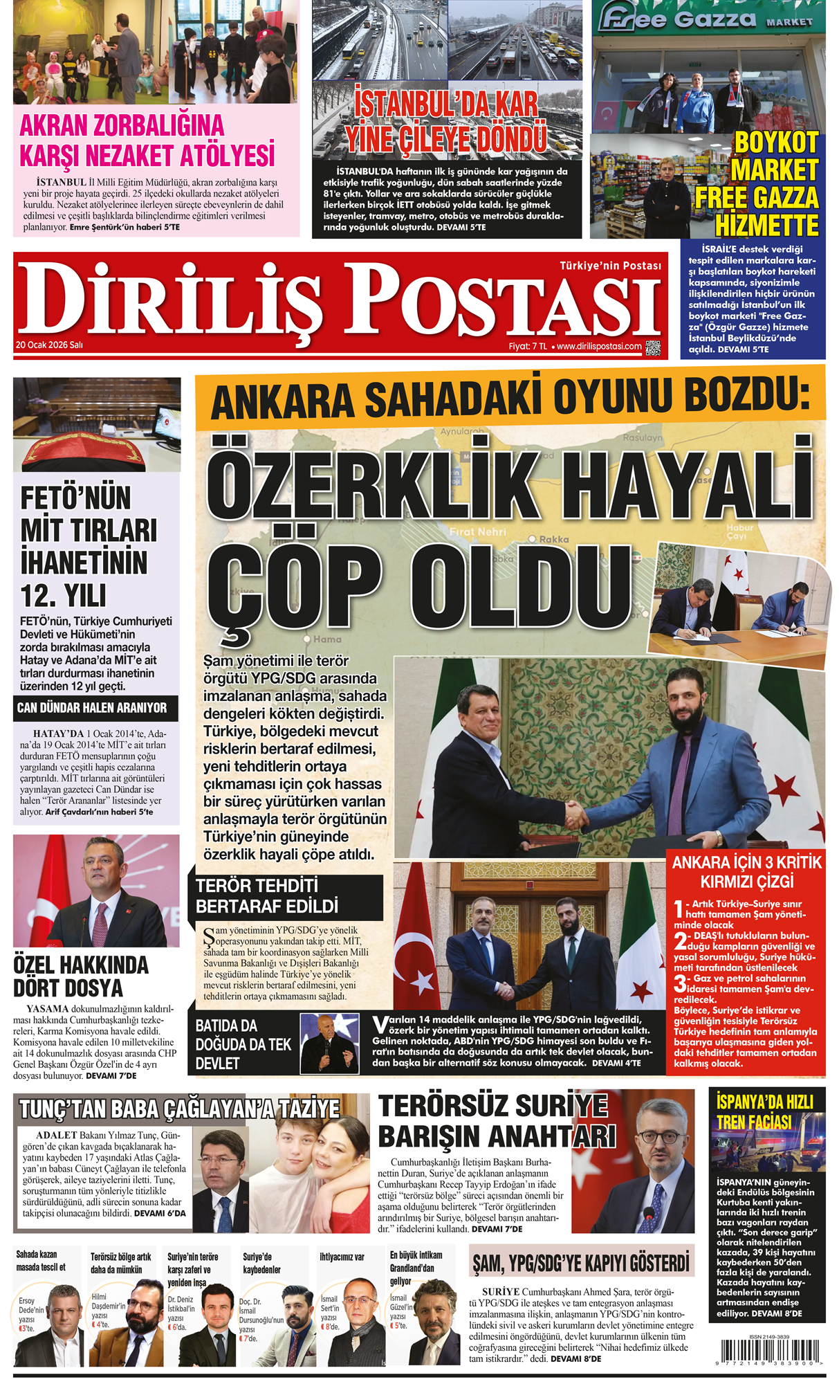 Diriliş Postası 20 Ocak 2026 1